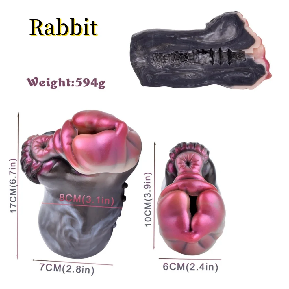 동물 모양의 자위 컵 구강/항문 섹스 얼룩말 원숭이 마우스 낙타 염소 토끼 기린 8 스타일 남성 섹스 토이 매뉴얼