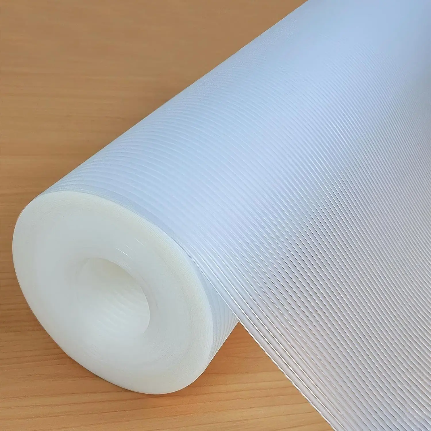 

Shelf Liners 30 in x 20 ft EVA Drawer Mats, Non-Adhesive Cupboard Protector, Kitchen Cabinet Lining Fridge Liner (Clear Stripe,