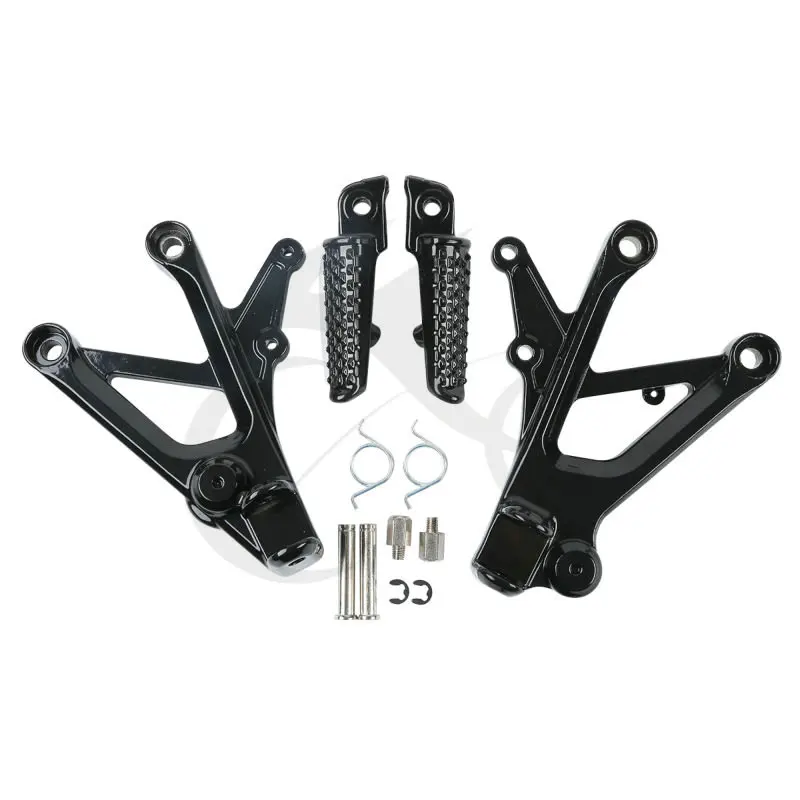 Motorcycle Front Footrest Rider Foot Pegs Bracket For Honda CBR600 F4 1999-2000 F4I 2001-2006 2002 2003 2004 2005 Aluminum alloy