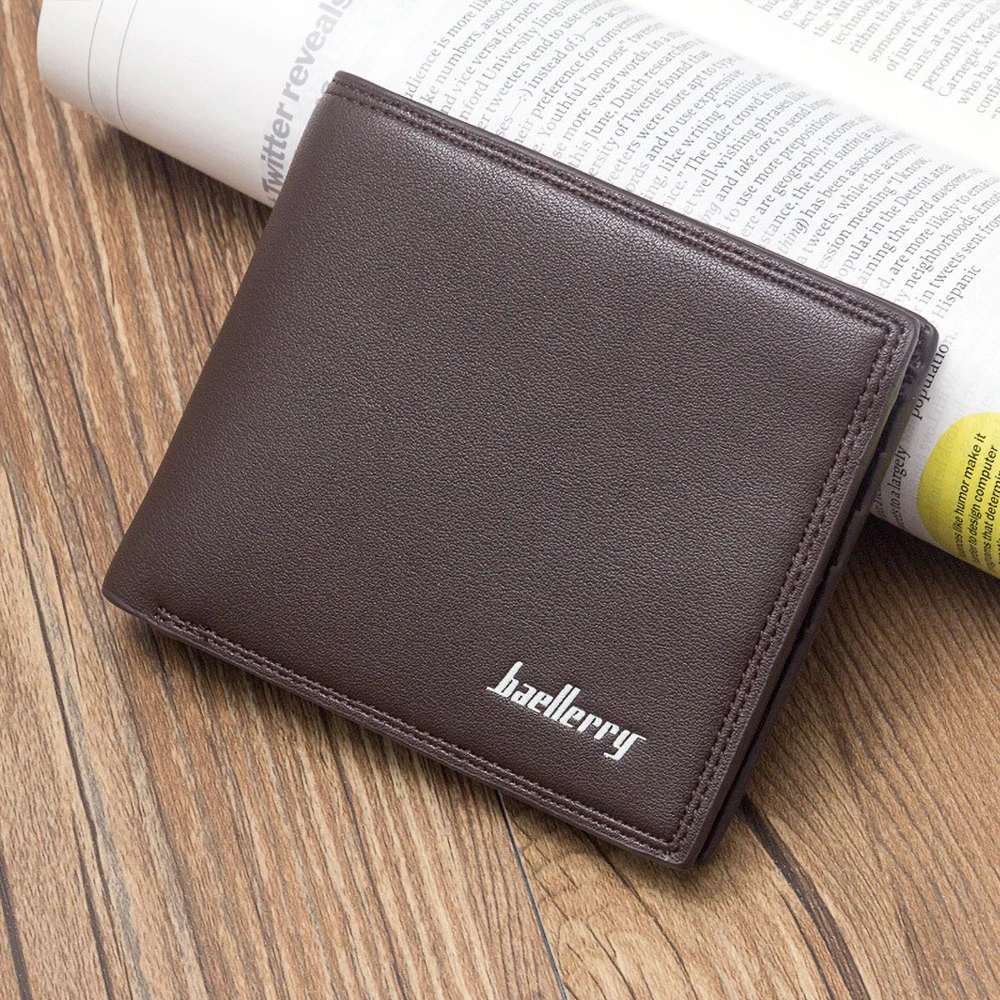 Baellerry Butterweiche, schlanke Geldbörse für Herren, minimalistischer Kartenhalter aus PU-Leder – Vordertasche, RFID-blockierender Geld-Organizer – Detail 8