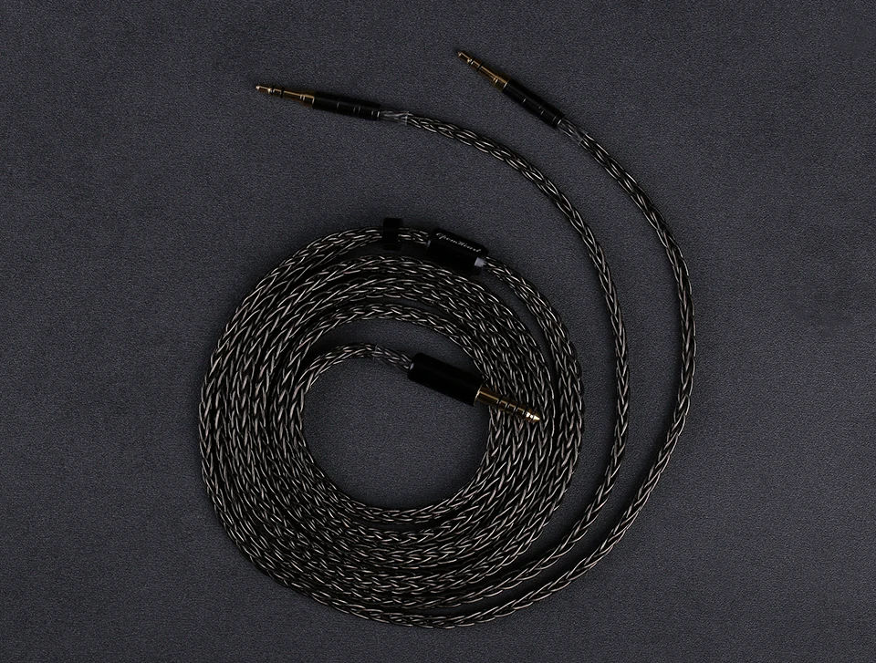 OPENHEART 16 Core Headphone Cable 1 to 2 jack dual 3.5/2.5/4.4mm Balance Cable Silver Plated Copper Upgrade XLR 2m 3m Cable