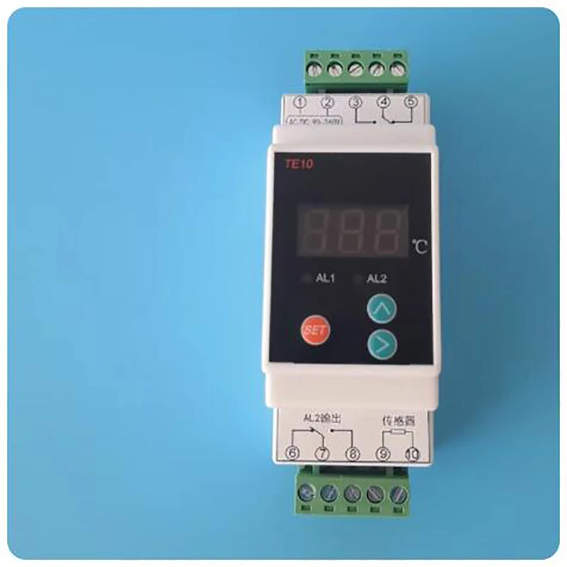 TE10 Rail type temperature controller Temperature controller Digital display adjustable temperature controller