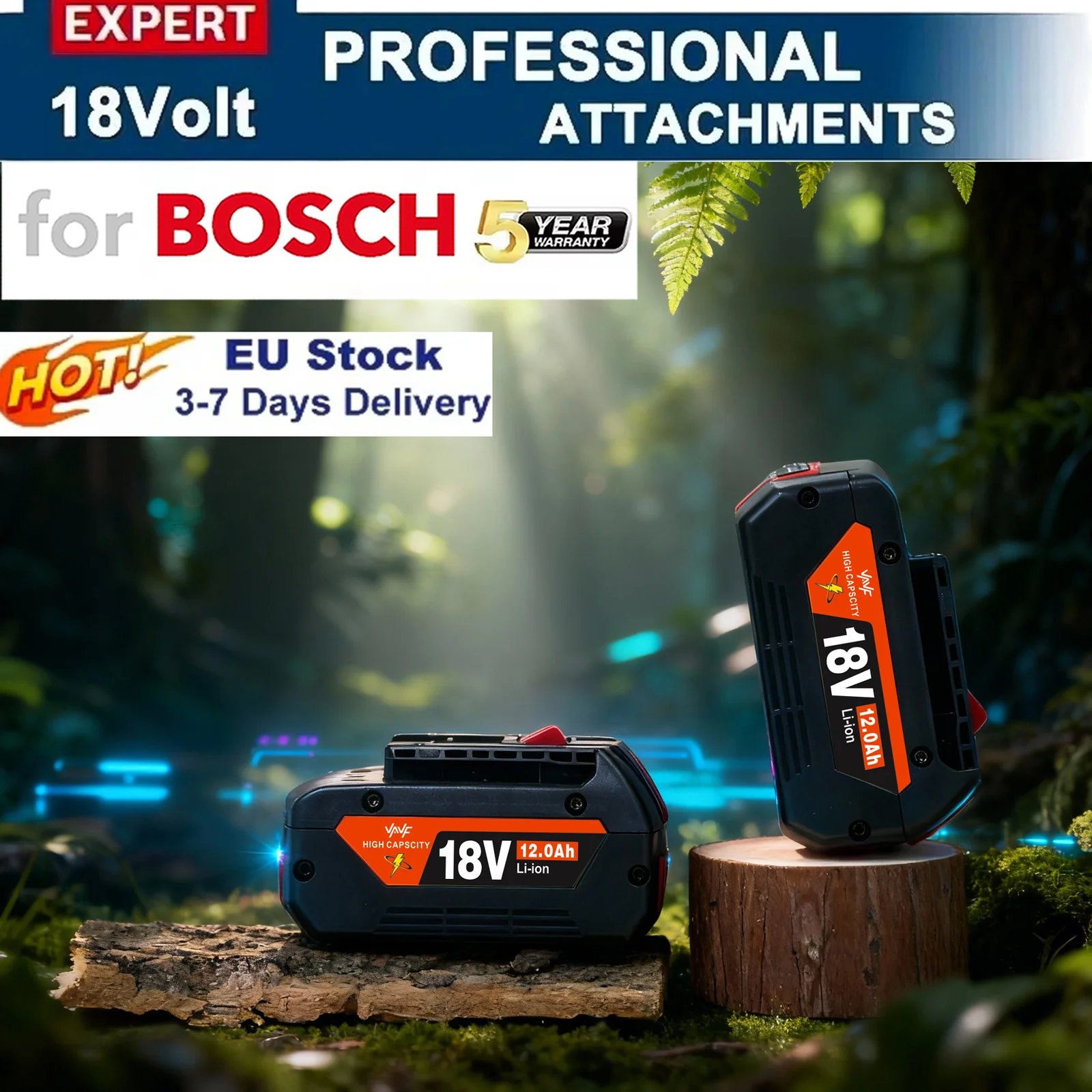 لبوش المهنية 18 فولت 18650 12000 مللي أمبير بطارية ProCORE 18 فولت بطارية ليثيوم أيون استبدال ل BAT609 BAT618 مع BMS #1