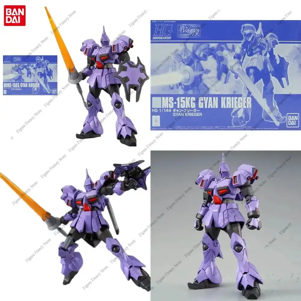 

Специальное предложение: Оригинальная фигурка Bandai Gundam Mol Kit Anime Figure PB HG 1/144 MS-15KG Gyan Krieger, модель Gunpla Mol Action Toy Figure