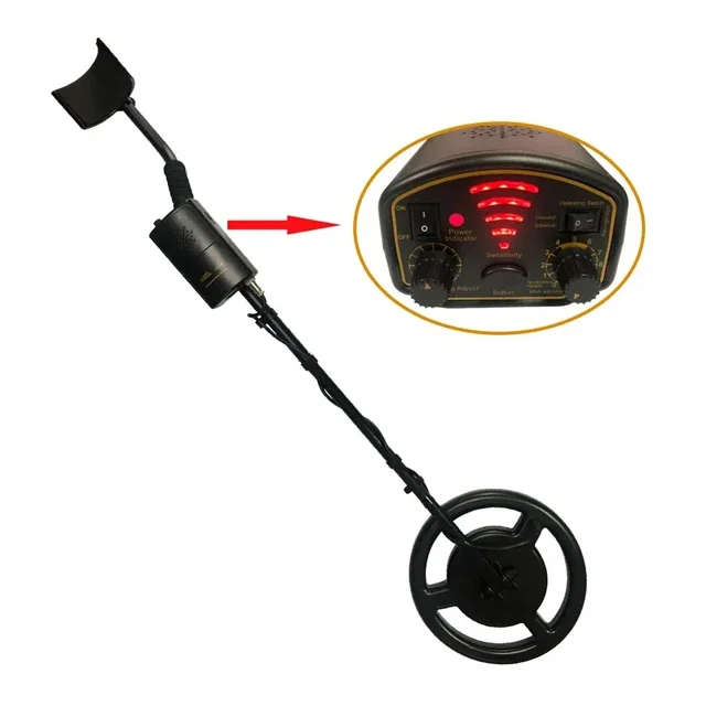 Metal Detector Underground Depth 1.5M Scanner Finder Tool Gold Digger Treasure