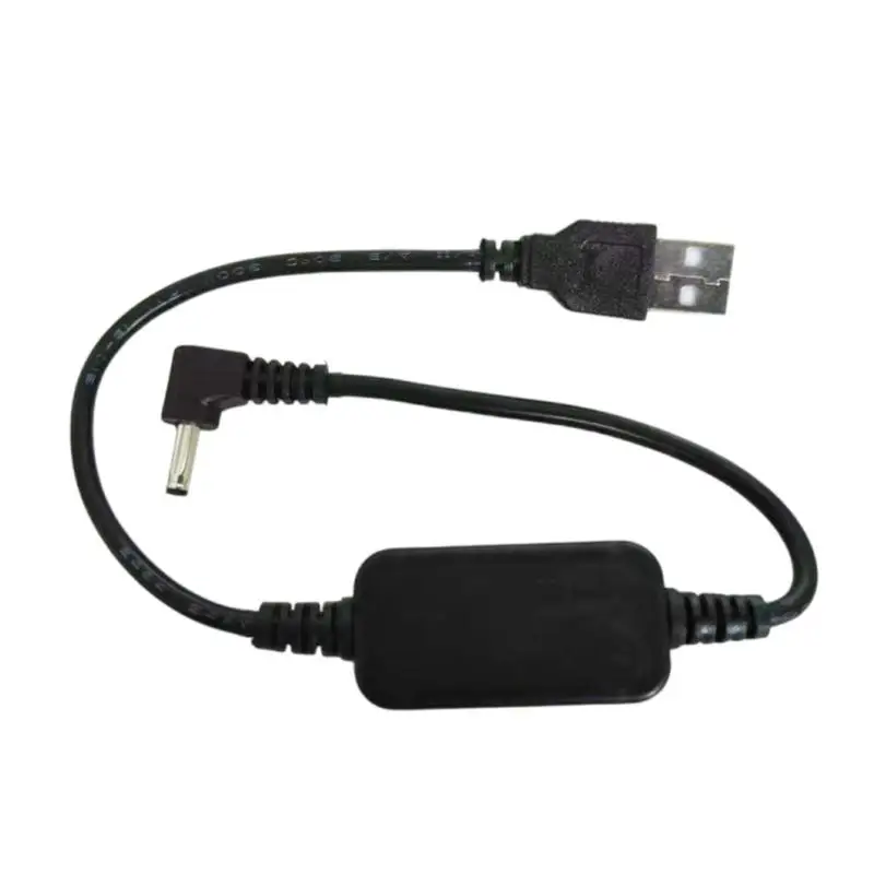 R53C Stable 10W USB Power Cable 5V To 12V Converter With 90 Degre DC3.5mm Plug For Mini Electronics 35cm