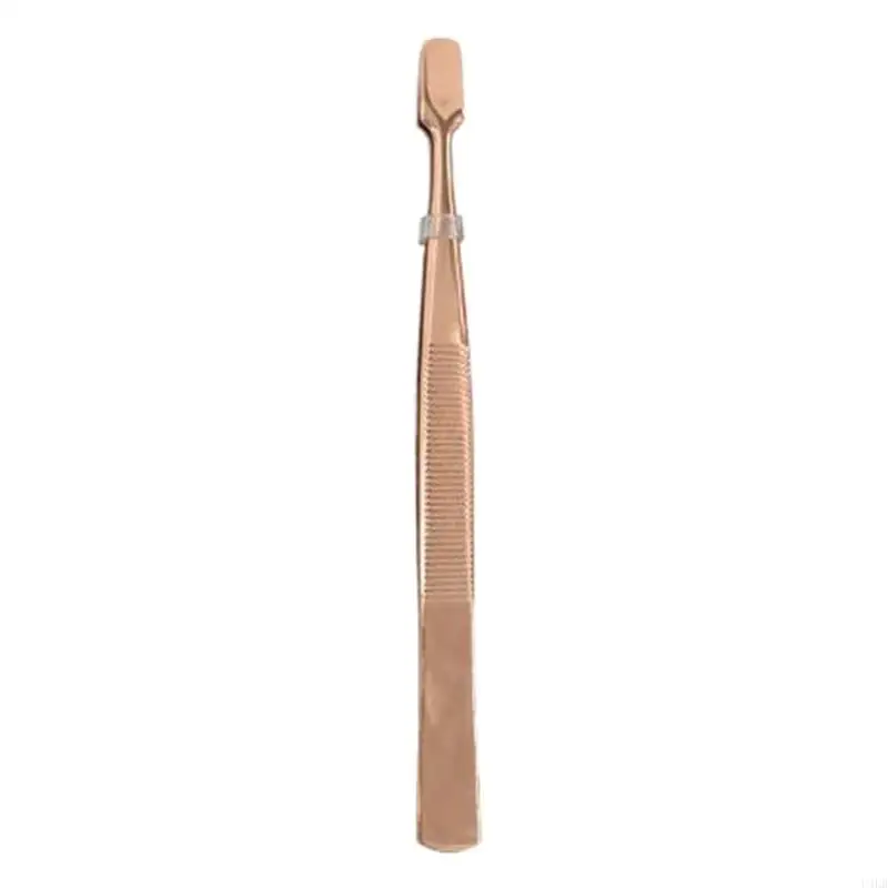 Stainless Steel Eyebrow Tweezer Slant Tip Hair Removal Eyebrow Tweezer Professional Eyelash Eyebrow Tweezer Makeup Tool U4LB