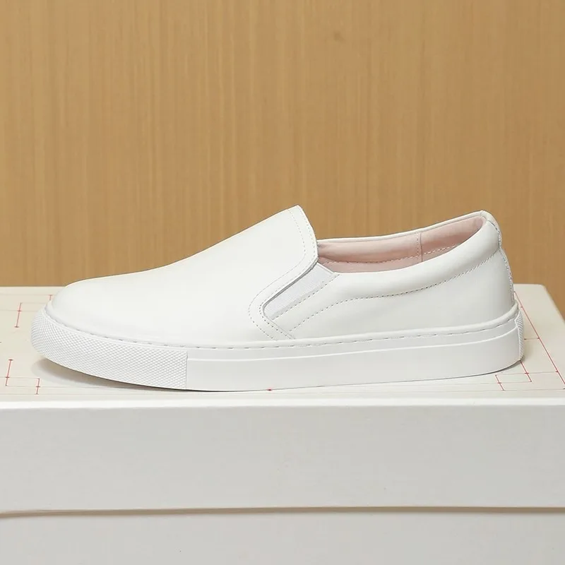 

Мужские лоферы в британском стиле из натуральной кожи, высококачественные, с мягкой подошвой, без застежек, удобные для офиса и повседневной носки, спортивные слипоны