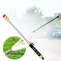 Portable High Pressure Power Washer Wand Hydrojet Hose Nozzle Wands For Car Washing Garden Watering Tools