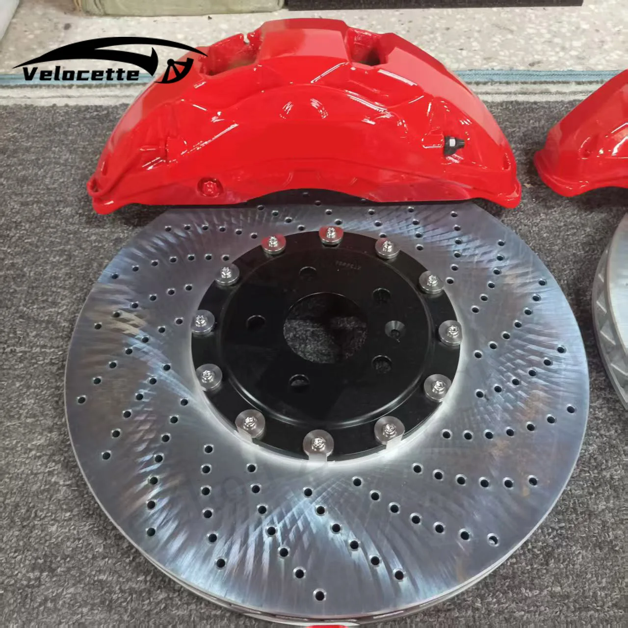 6 Piston Brake Caliper Front Rear Carbon Ceramic Brake Disc Big Brake Kit