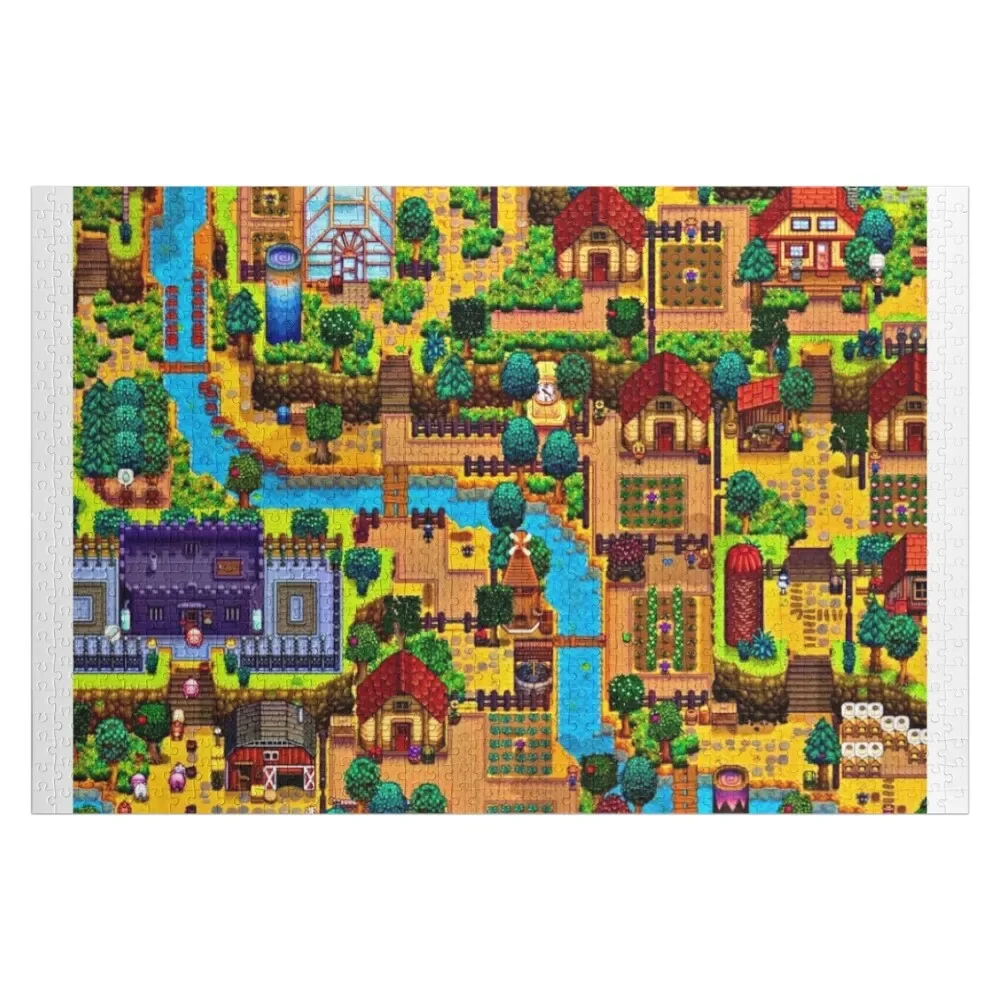 Stardew valley map Jigsaw Puzzle Woodens For Adults Animal Puzzle