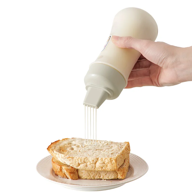 

Household Plastic Squeeze Sauce Bottle Kitchen Tomato Salad 5-hole Squeeze Bottle Honey Jar Fuel Consumption Sauce Bottle