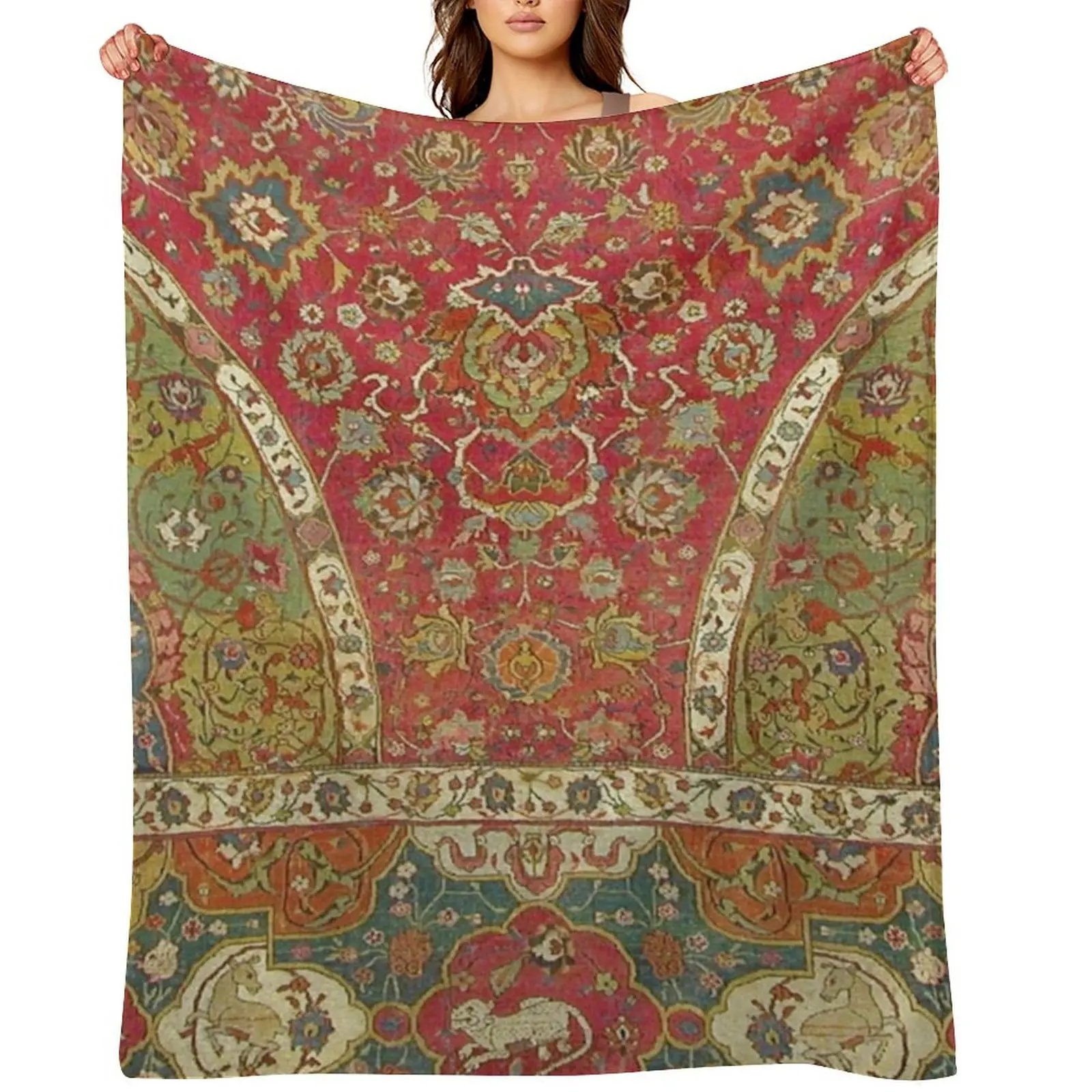 

Antique Kilim 8 Throw Blanket wednesday Softest Bed covers Beach Blankets