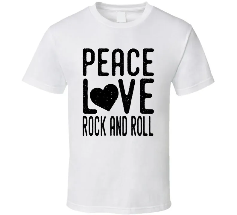 Футболка Peace Love Rock And Roll
