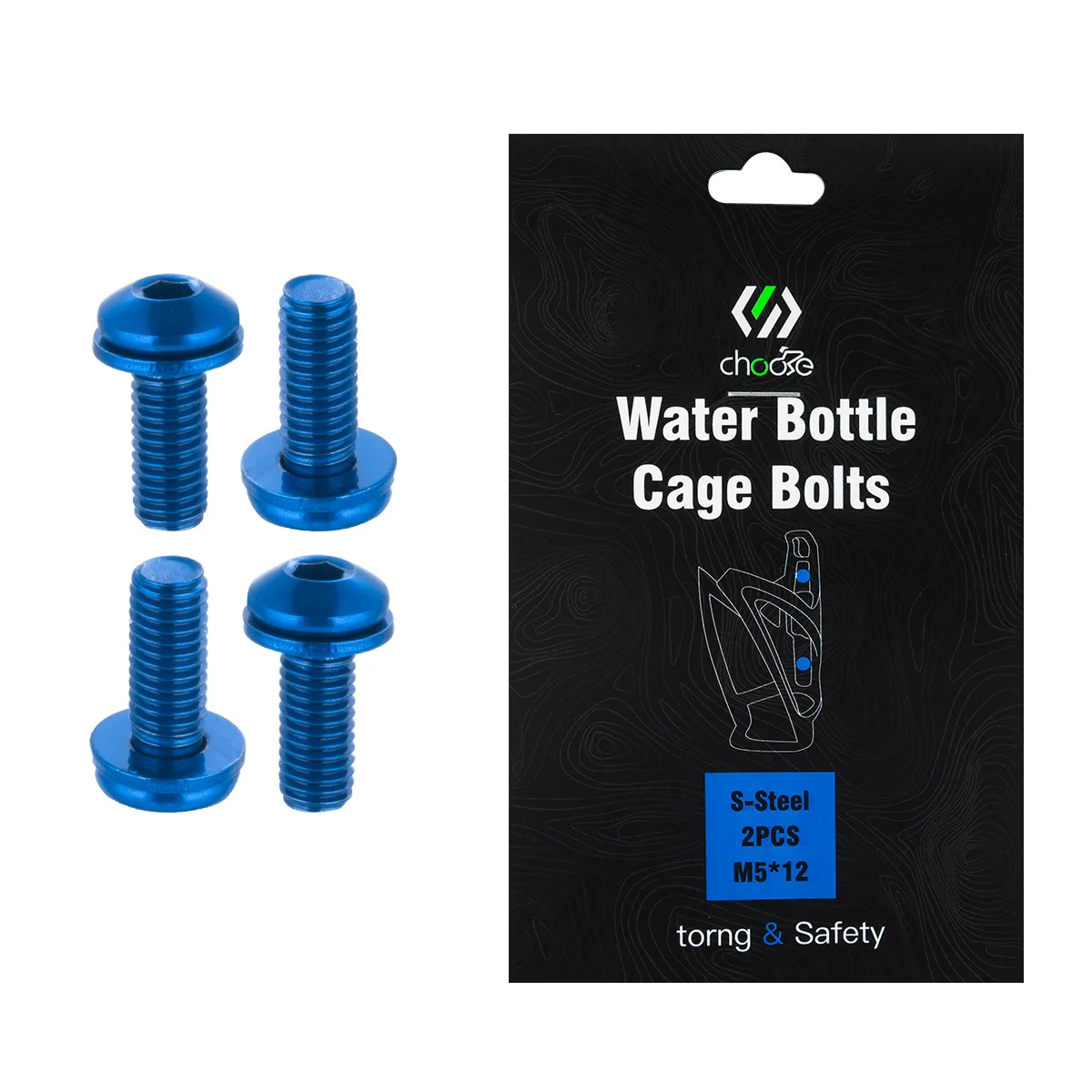 Titanium Bottle Cage Bolt Set for Biking