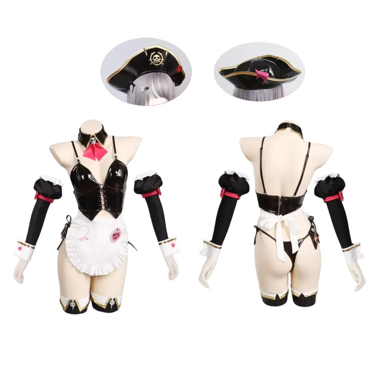 

NIKKE Mast Косплей Костюм Женский Костюм Пирата Горничной Маст Костюмы Горничной на Хэллоуин со Шляпой Фартук для Хэллоуина