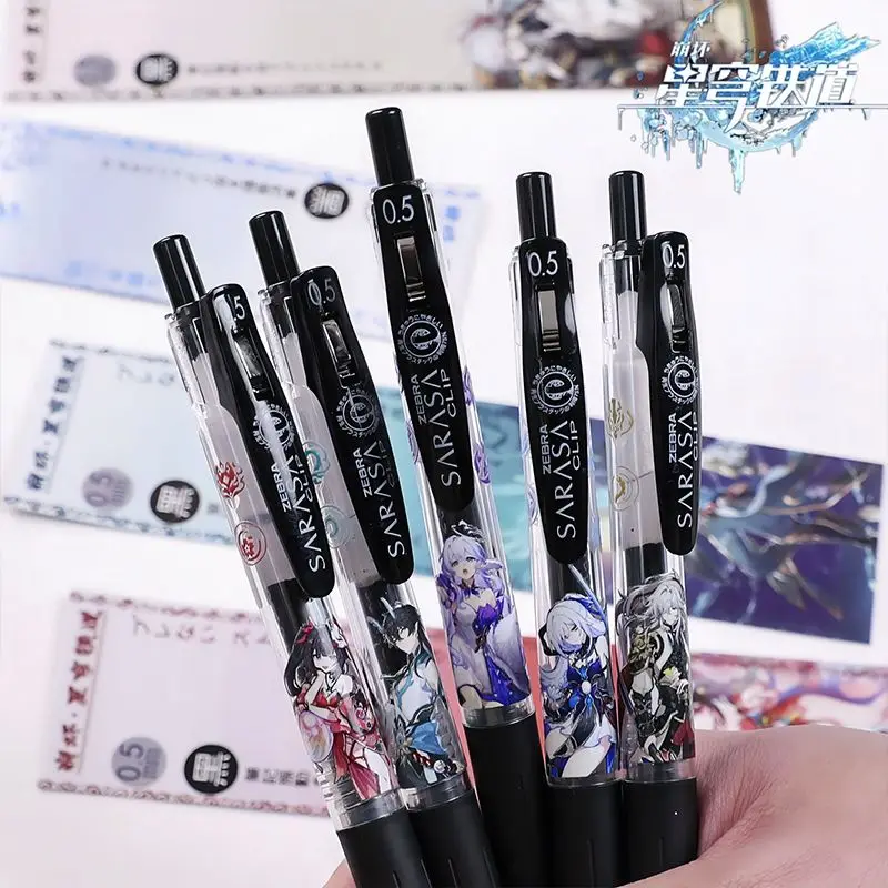 هونكاي: ستار السكك الحديدية جينغ يوان روبن جينغليو رايدن بوسنموري مي تأثيري طالب هلام القلم اللوازم المدرسية 0.5 مللي متر هالوين