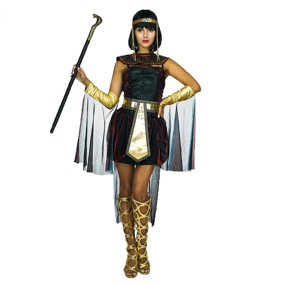 Costume de Cosplay d'Aleopatra dans les Prairies d'Egypte pour Femme, Tenue de Drame Moderne, Combinaison Sexy pour Halloween