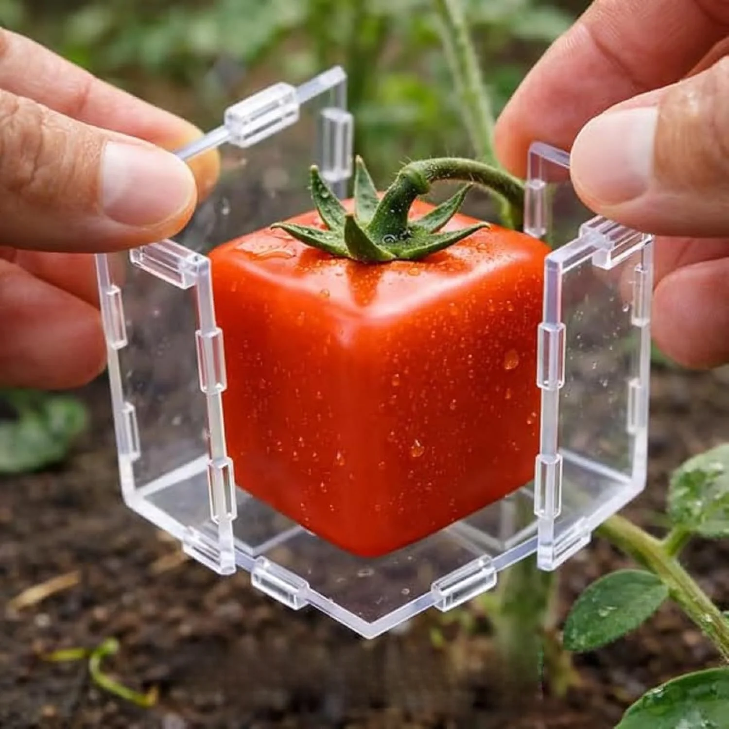 Fruit Shaping Mold For Growing Unique Vegetables Creative Cube Shaped Fruit Vegetable Molds Plant Shaper For Home Gardeners