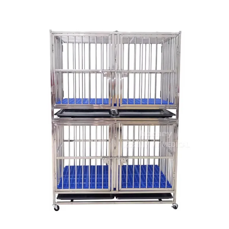 

MT MEDICAL PC-29 Factory Direct Price Veterinary Cages Stainless Steel CAT Cage Bank