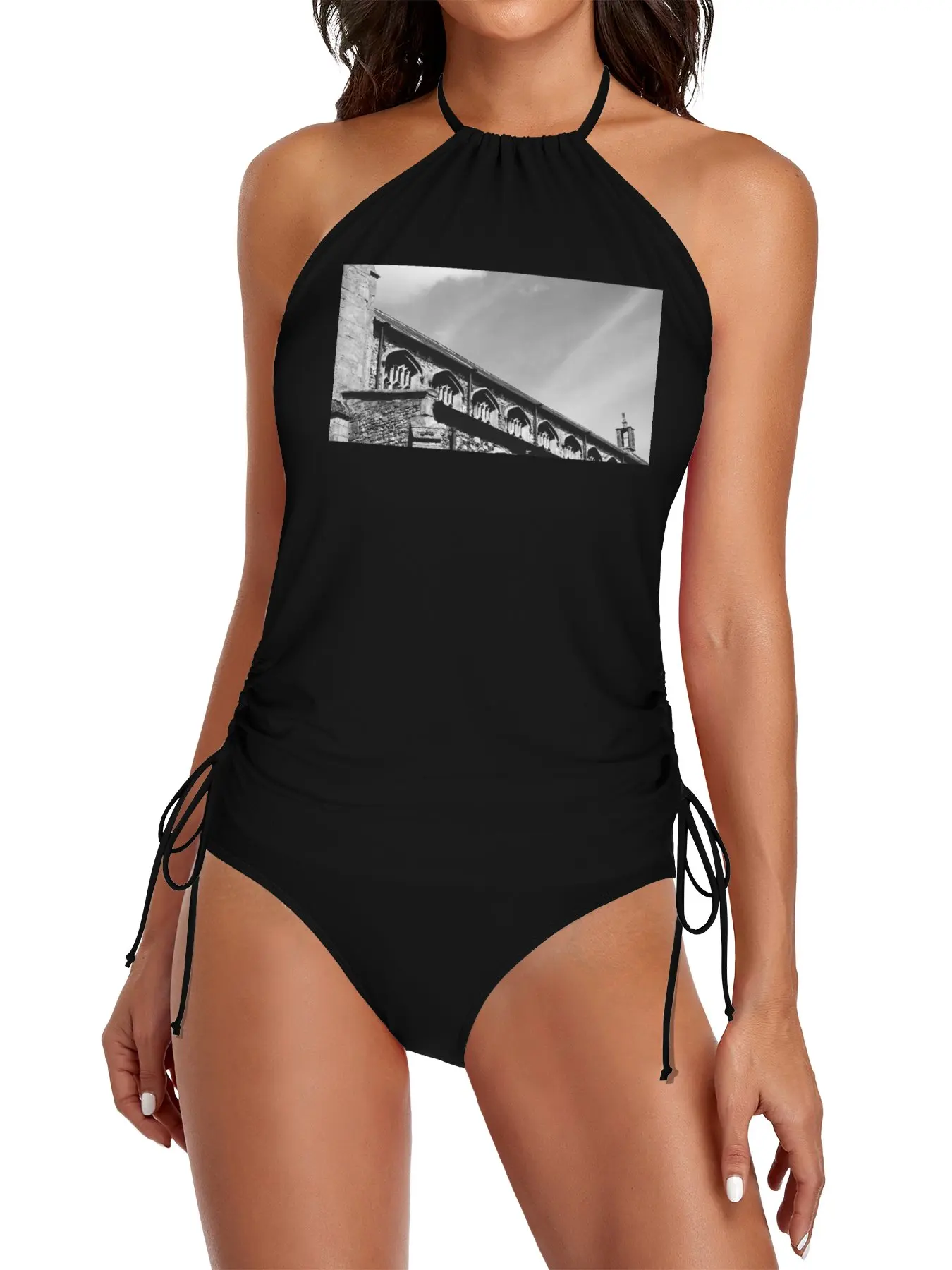 

English Church Windows Split Swimsuit Set bathing suit woman women's swimsuit 2025 new cute swimsuit