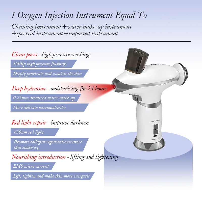 フェイシャルスキンモイスチャライザー,フェイシャルインスツルメント,酸素注入,直送,新製品,2022