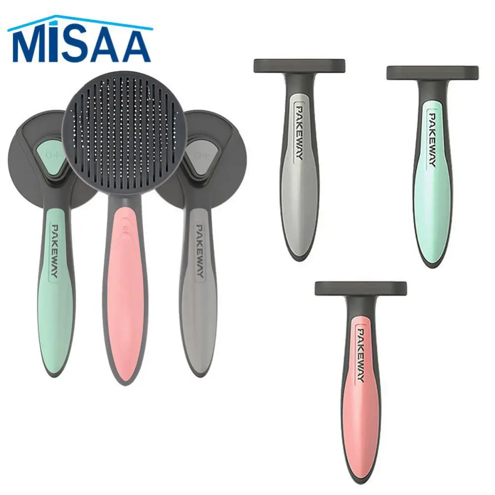 Dog Hair Remover Brush Ergonomic Design Self-cleaning Easy To Use Best-selling Gentle Professional-grade Cat Comb Durable