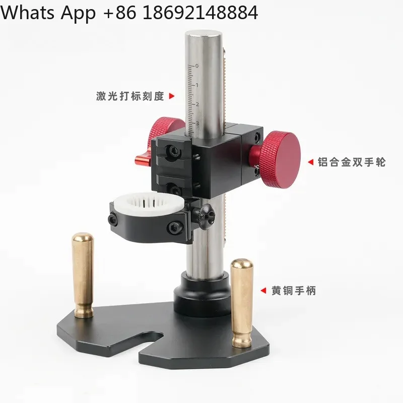Engraving Auxiliary Bracket for Tooth Machine Silver Wire Inlay Slotted Handle Bracket Leveling Bottom Clearing Tool