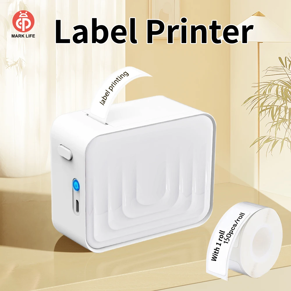Mini Thermal Label Printer M1 Bluetooth Inkless Adhesive Printer Maker For School Office Kitchen To Gift/Diy Creative/Marking