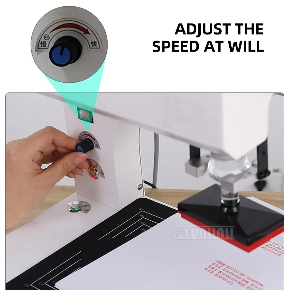 U-GZ350 Auto Electric Stamp Machine Smart Desktop Sealer for Financial Office Documents Stamping Machine