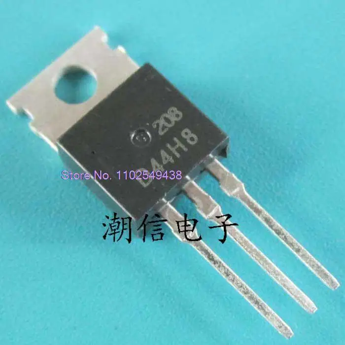 

10PCS/LOT D44H8 10A 80V