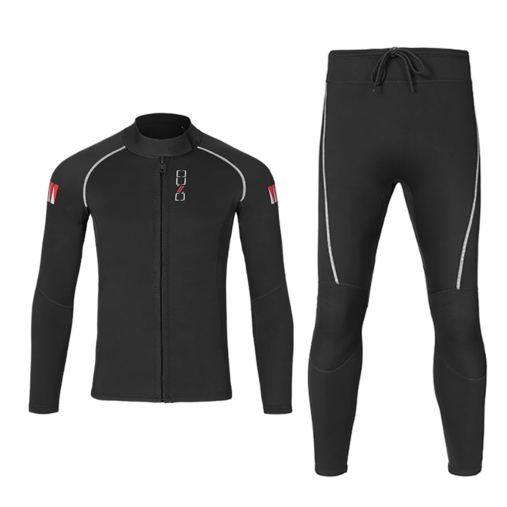 

Men's Women 1.5MM Dive Neoprene Wetsuit Jacket Long Sleeve Surfing Snorkeling Wetsuit Pants Surf Kitesurf Clothes Equipment