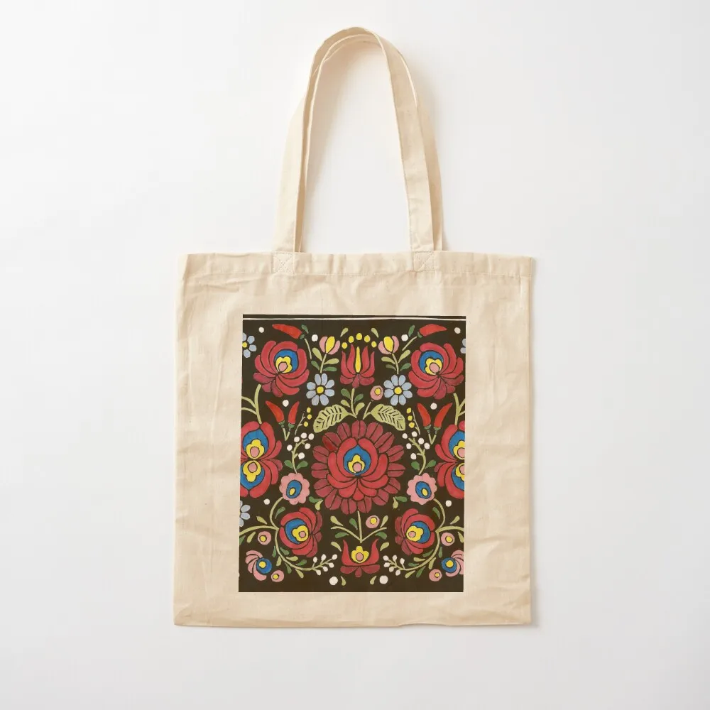 

Hungarian Lino Print Tote Bag Women's beach bags great bag Large bags for women Canvas Tote Bag