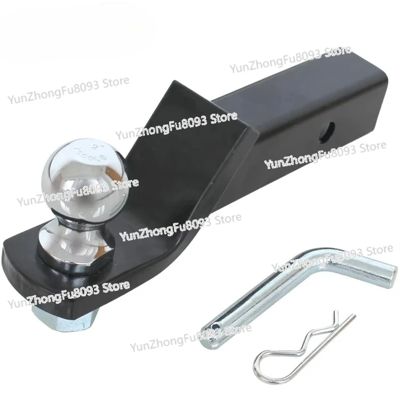 Trailer Hitch Mount with 2 Inch Ball and Pin  Fits 2 Inch Receiver 2 Inch Drop 7500 Lbs Capacity Tow Bar