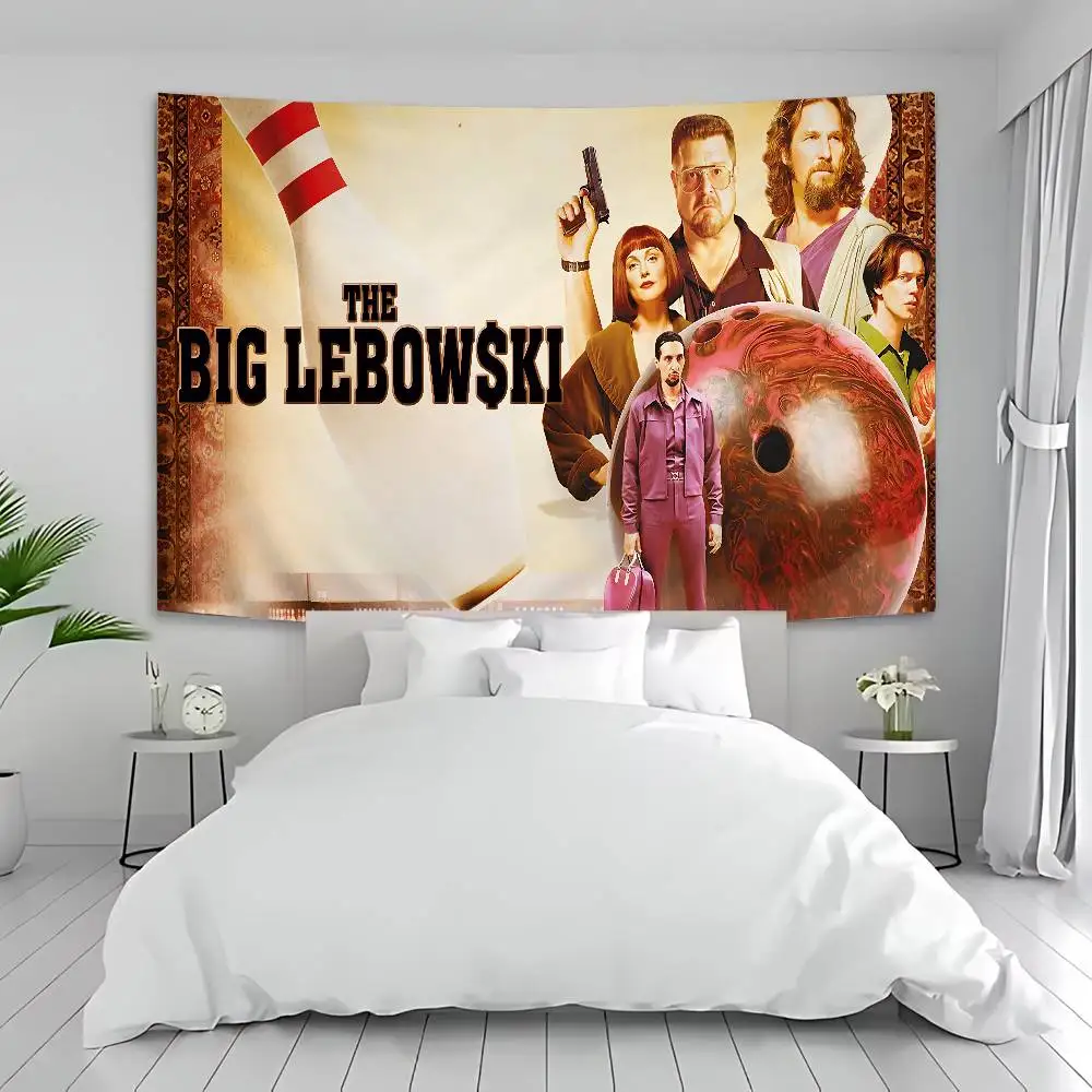 The Big Lebowski Movie Printed Large Wall Tapestry Hanging Tarot Hippie Wall Rugs Dorm Home Decor