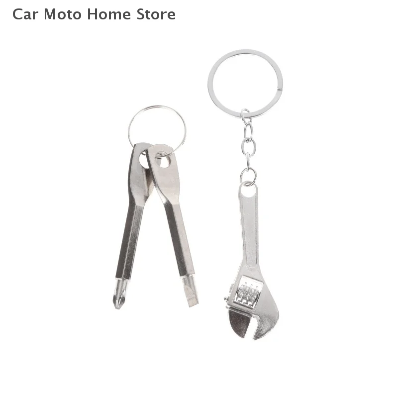 

3Pcs/Set Mini Cross+ Flat Screwdriver + Wrench Portable Set Multifunctional Mini Wrench Keychain For Bike Motorcycle Repair Tool