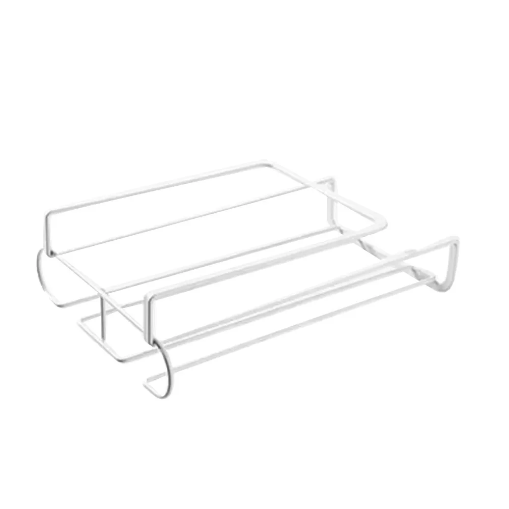 Multifunctional Cabinet Wine Glass Rack Hole-Free Design Under Cabinet Mounting Wine Glass Holder Metal
