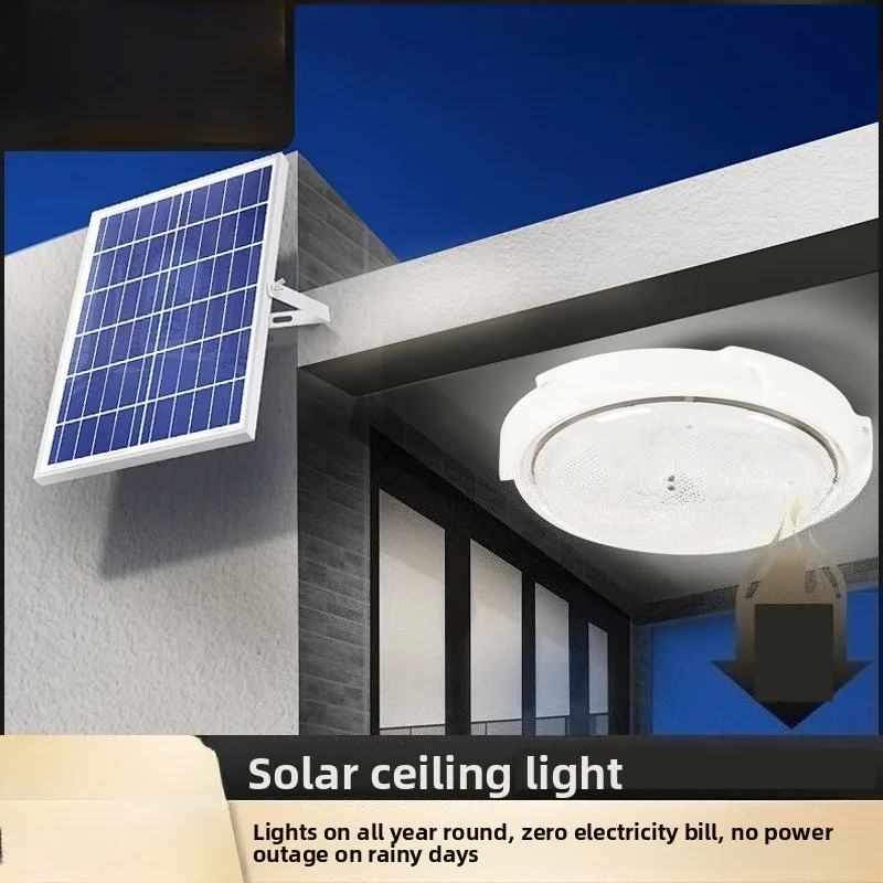 Ceiling Remote Control High-power New Balcony LED Corridor Solar Light Waterproof