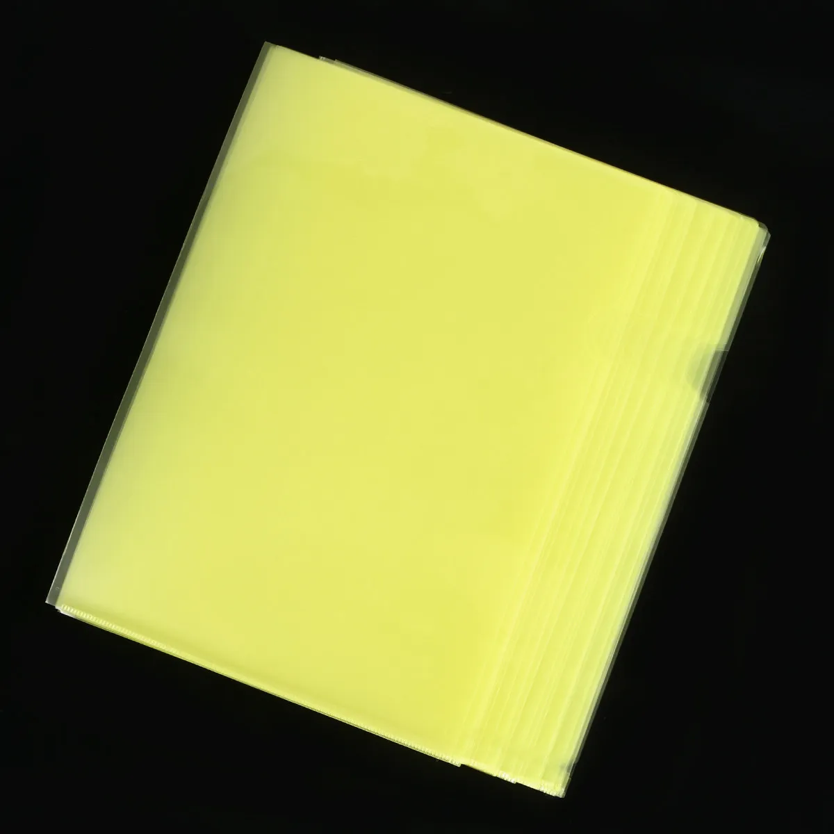 

30Pcs A4 Transparent Folder L Type PP File Holder for Convenient Paper Management Document Storage Solution