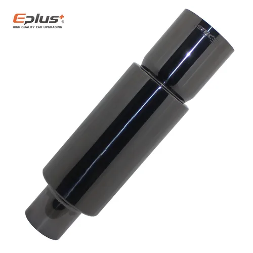 Imagen 2 del producto EPLUS silenciador de tubo de escape de coche tubo de escape interfaz Universal de acero inoxidable de alta calidad 51 57 63MM extremo del sistema de escape 76mm