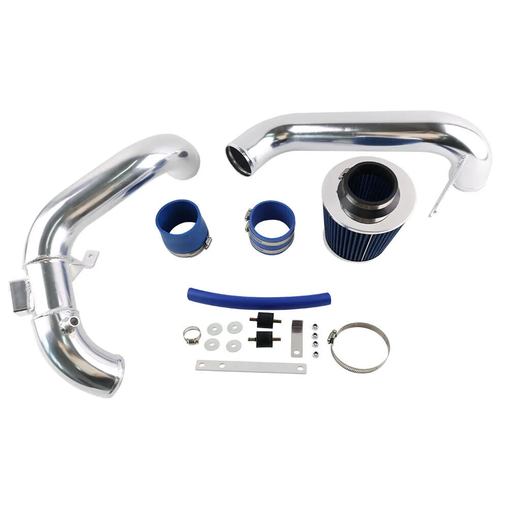 Racing Cold Air Intake Kit + blue Filter Combo  Compatible For Honda Civic EX LX DX 1.8L 2012-2015
