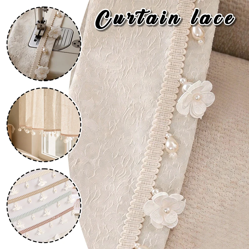 

Curtain Fringe Sewing Flower Trims Diy Vintage Tassel Tablecloth Accessories New Home Decor Sewing Supplies