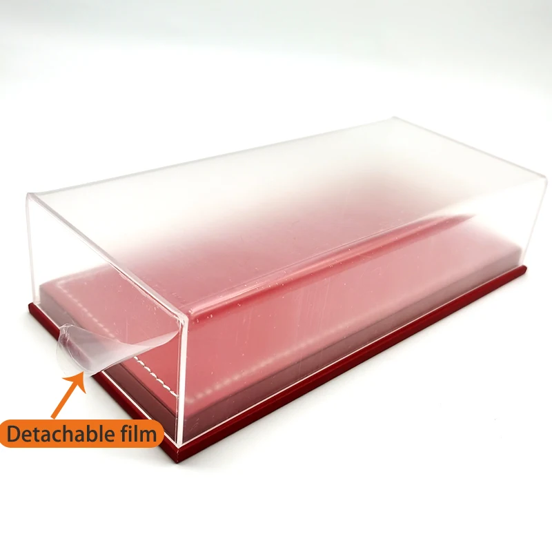 1/64 Model Car Premium Acrylic Display Box For 6 Cars Diorama Model Display Case Scene Toys Gifts For Collection(Without cars)