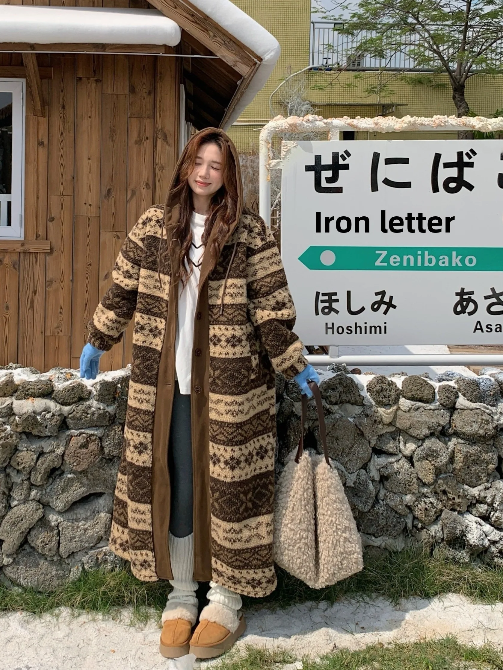 

plus Size Women's Soft ain Lamb Fur Jaet Long Loose Thi Warm Autumn Winter New Sle Commute Korean Sle High Waist