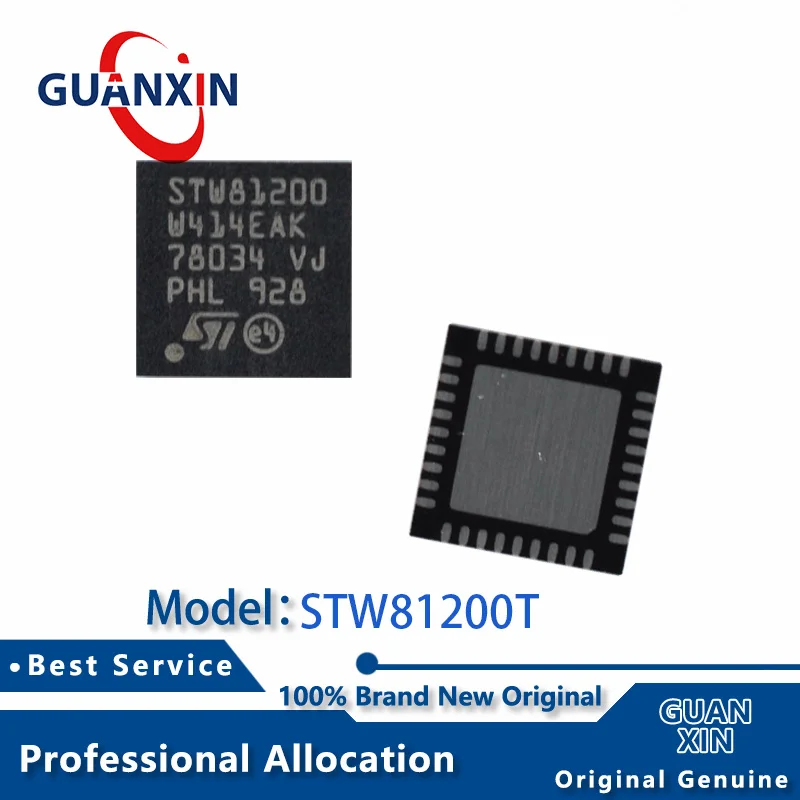 

100% New electronics STW81200T STW81200TR VFQFPN-36 Marking STW81200