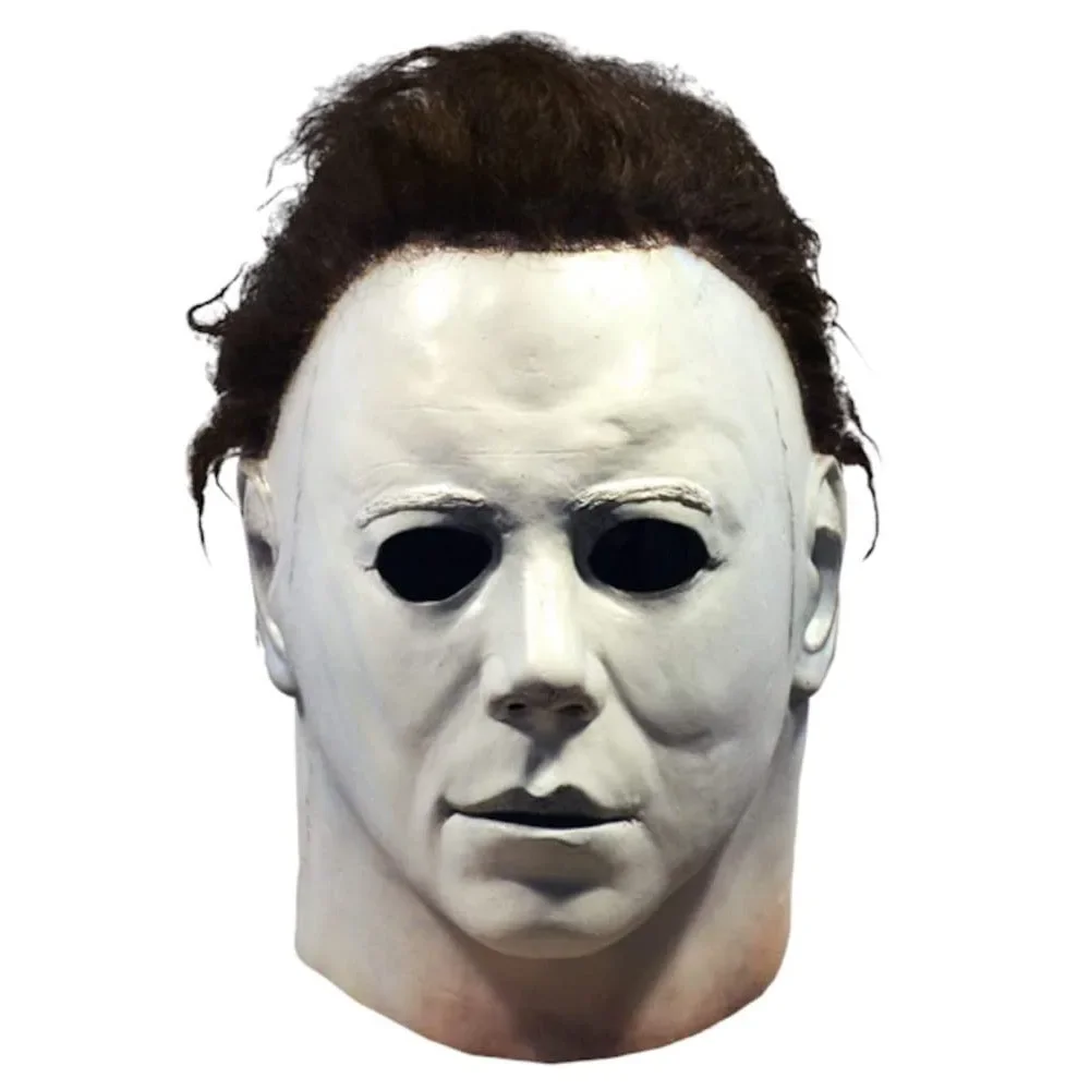 Michael Myers Mask 1978 Halloween Movie Latex Realistic Horror Mask Scary Cosplay Mask Costume Party