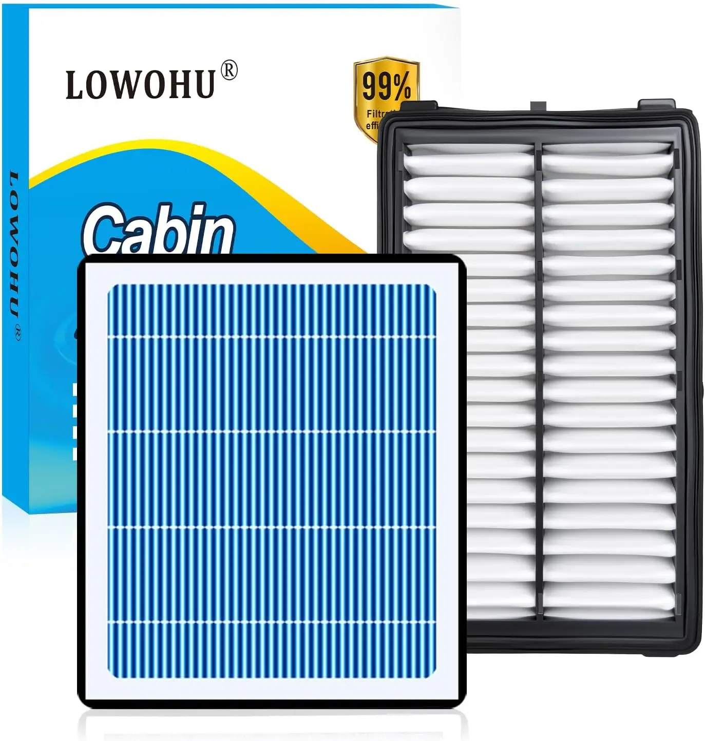 

Engine Cabin Air Filter Set for Sportage (23-26) 2.5L Gas, for Sorento (21-26) 2.5L Gas, for K5 (21-26), 97133L1000, 28113L1000