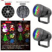 Christmas Projector Lights Outdoor USB Powered LED 16 Patterns Holiday Christmas Outdoor Projector Lights For Party Decorations
