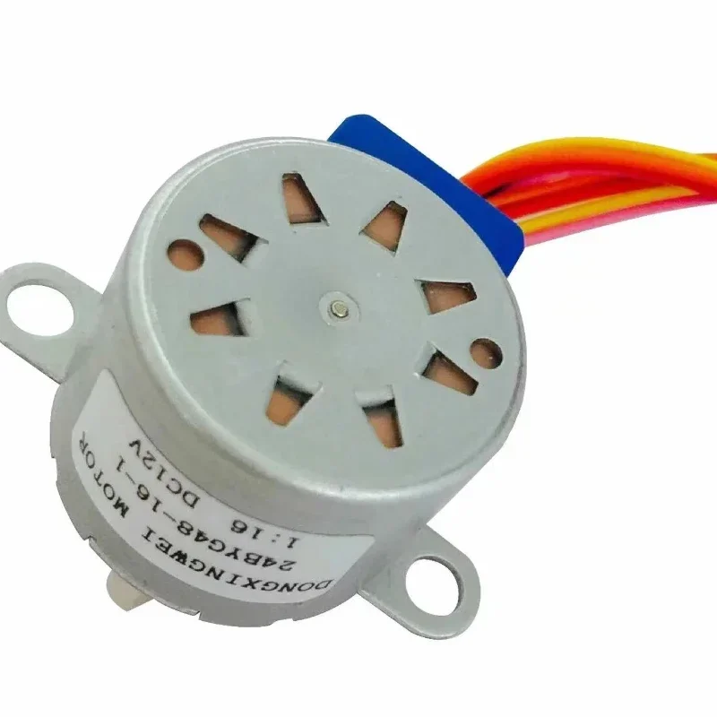 24BYG48 DC Motor  12V CNC Reducing Stepping Stepper Motor Rotational Speed Ratio 16:1
