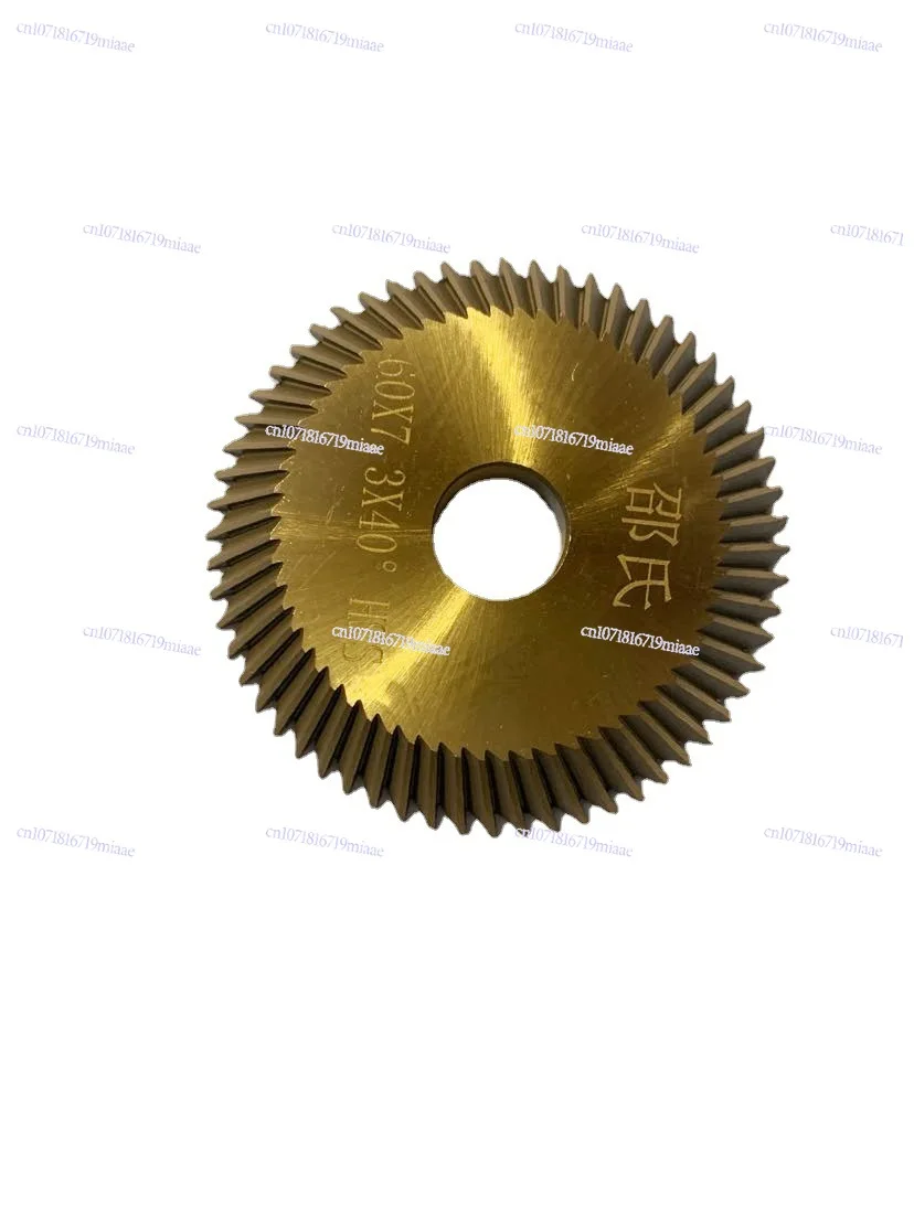 Key Cutting Machine Milling Blade Titanium 60*12.7*45°
